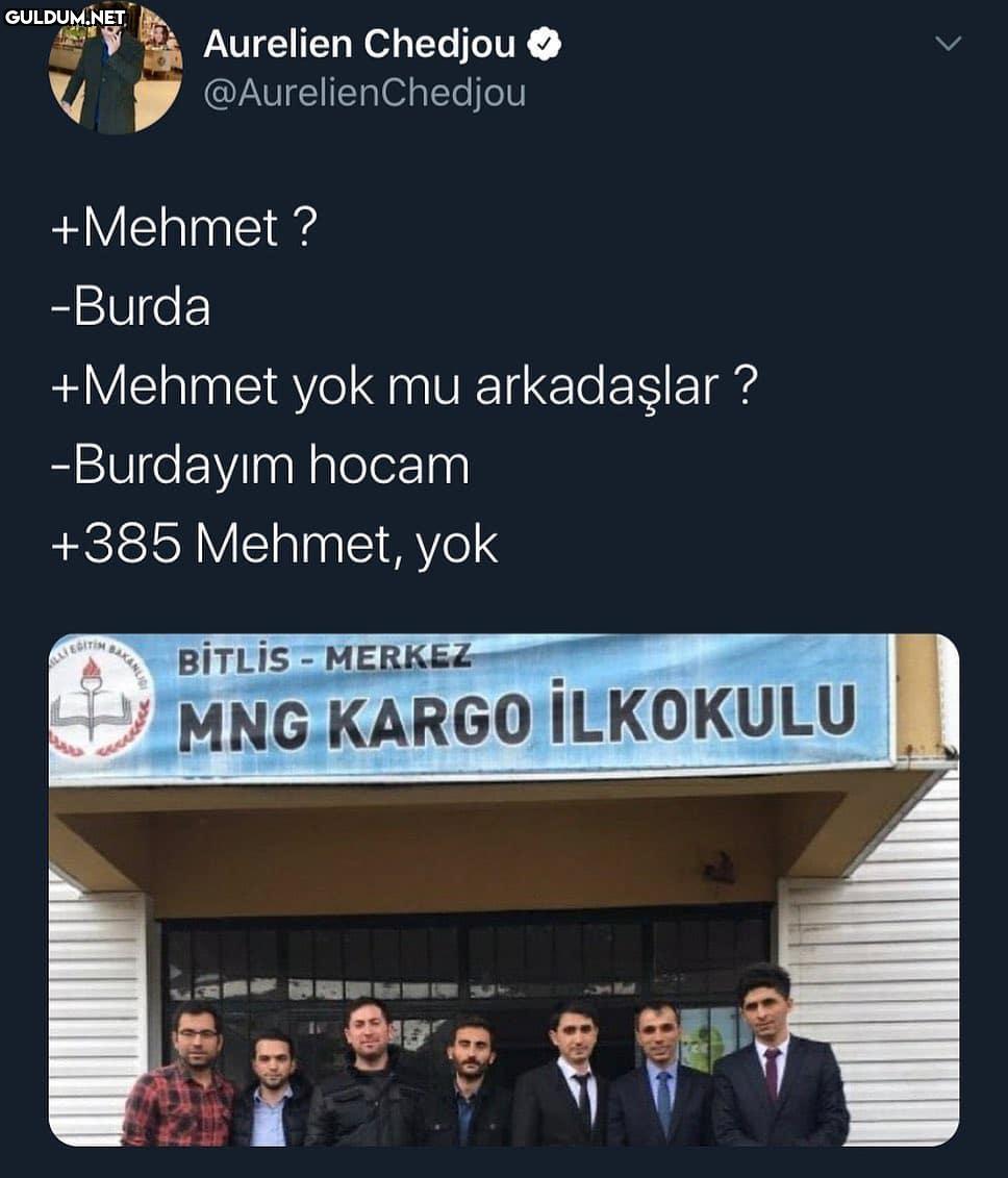 Şşş yoksun sen Aurelien...