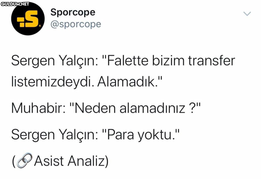Sporcope @sporcope Sergen...