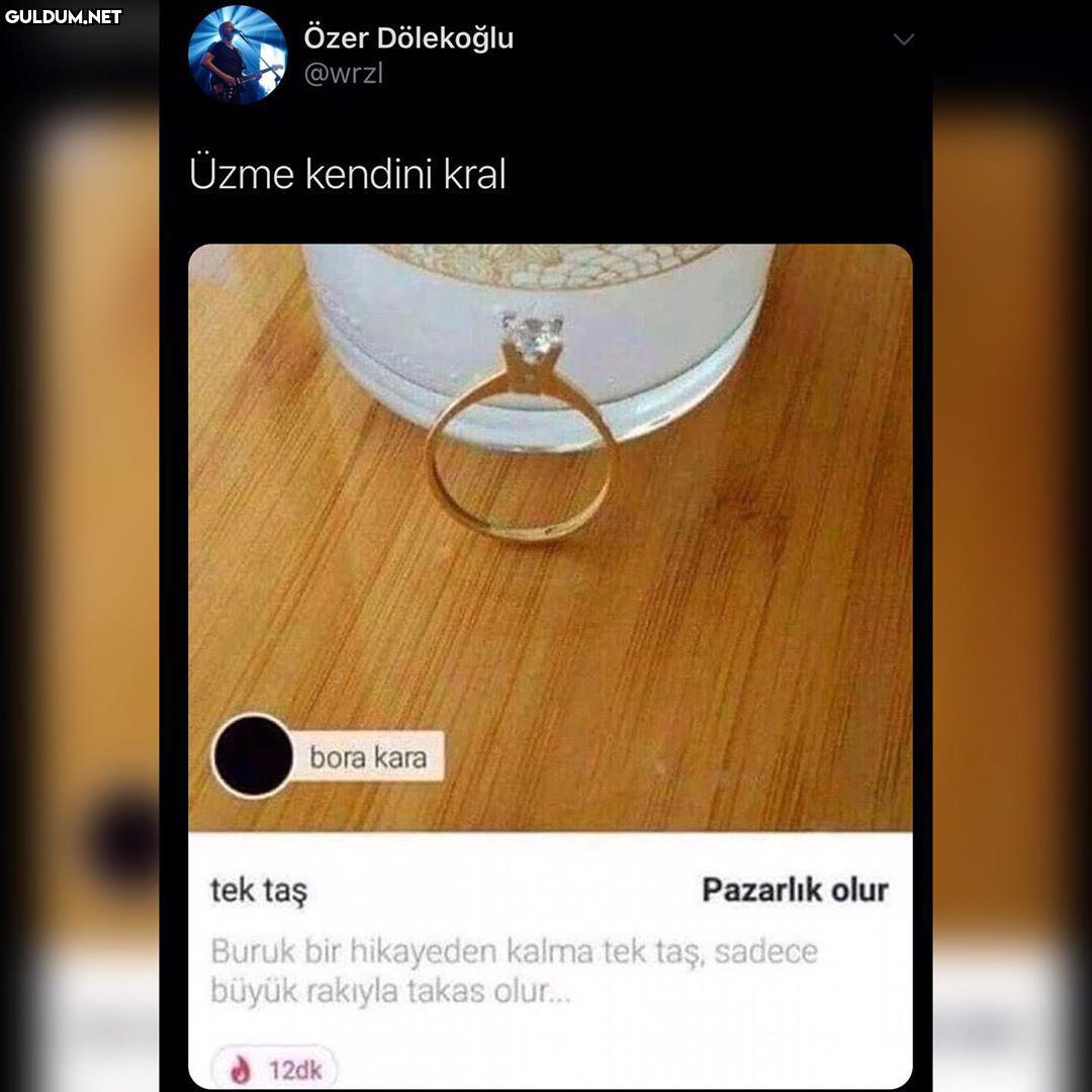 Özer Dölekoğlu @wrzl Üzme...