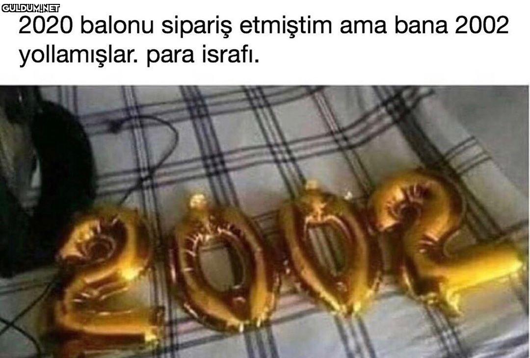 2020 balonu sipariş...