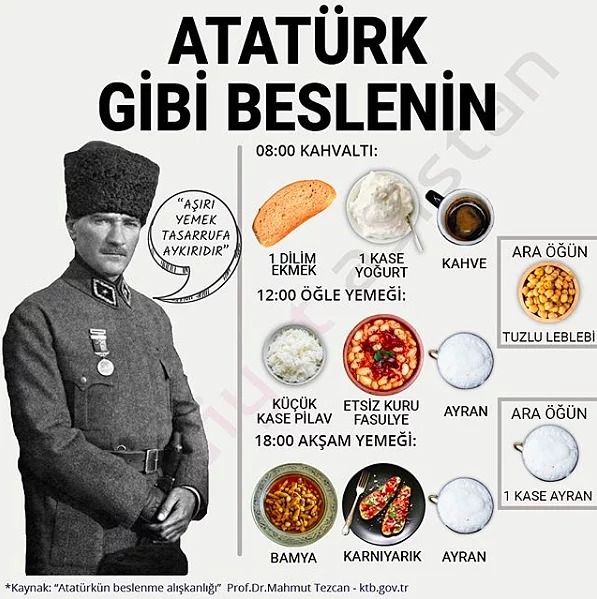 Atatürk gibi...