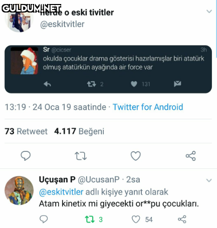 nerde o eski tivitler...