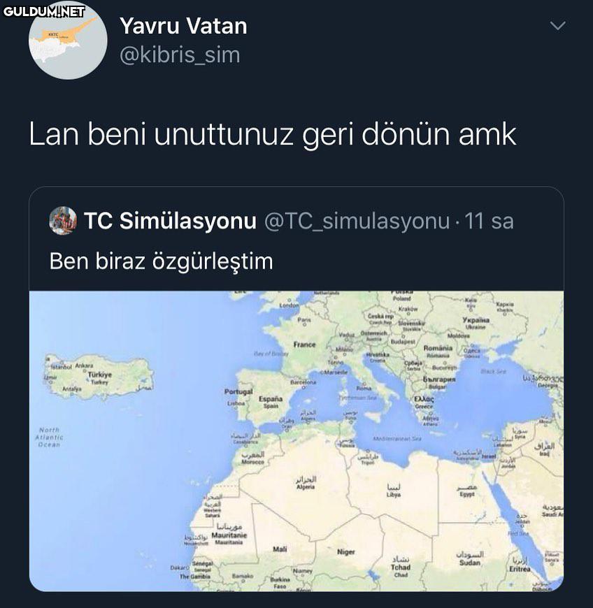 lna kıbrısı unuttuk Yavru...