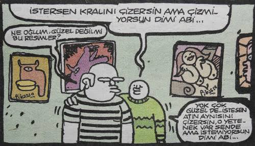 Müzede Pablo Picasso'yu...