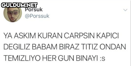 Porsuk @Porssuk YA ASKIM...