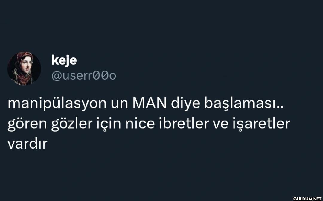 manipülasyon un MAN diye...
