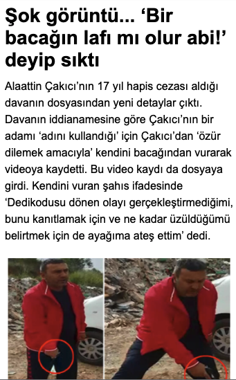 Haydaa. ‘Bir bacağın lafı...