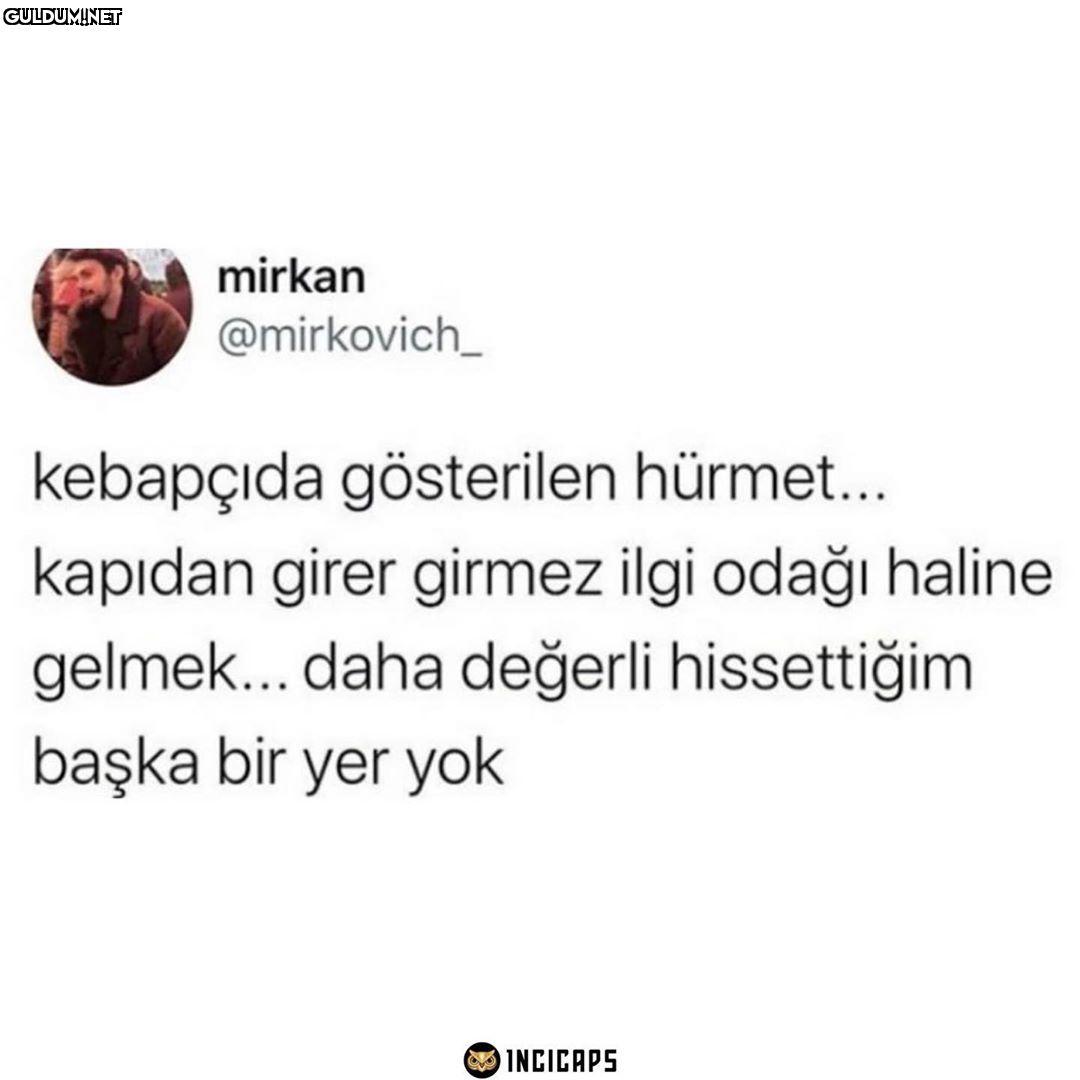 İlgiyi sadece kebapçıdan...