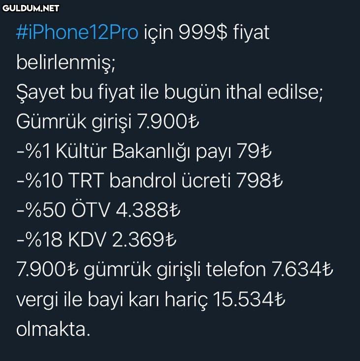 Bu devirde telefon alınmaz...