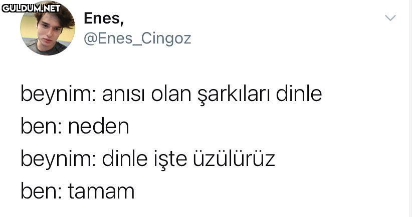 Enes, @Enes_Cingoz beynim:...