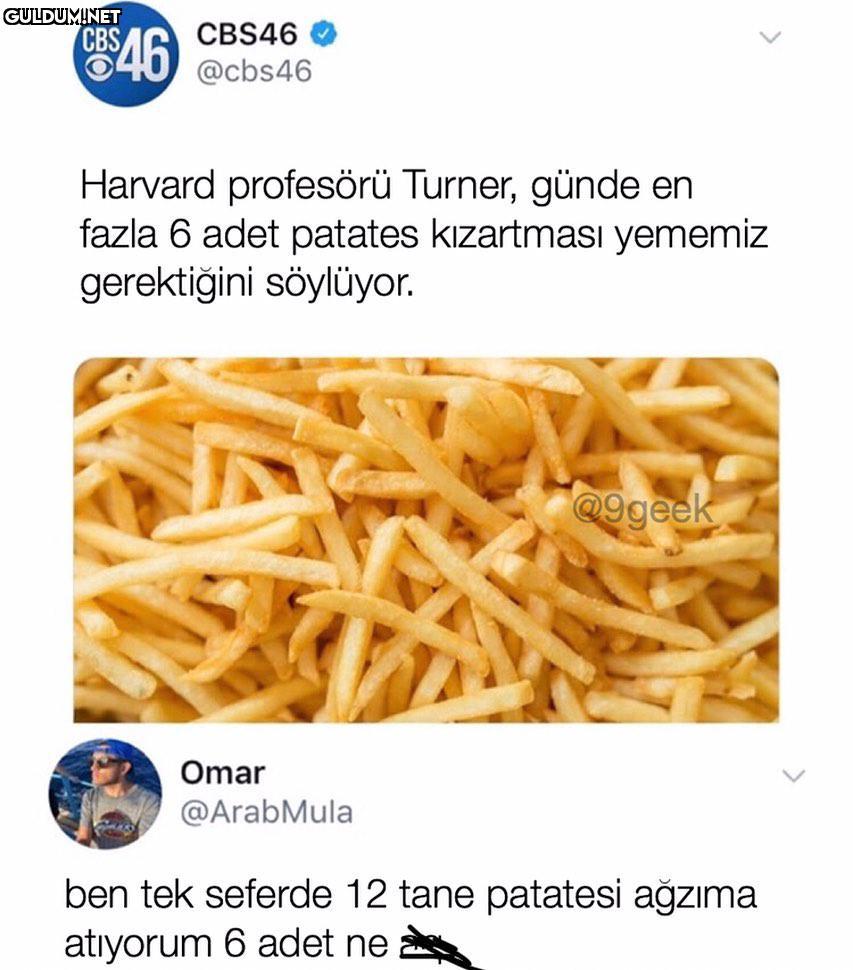 patates kızartmasız bir...