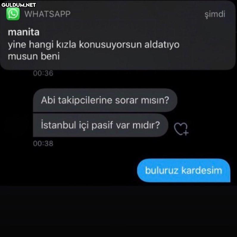WHATSAPP şimdi manita yine...