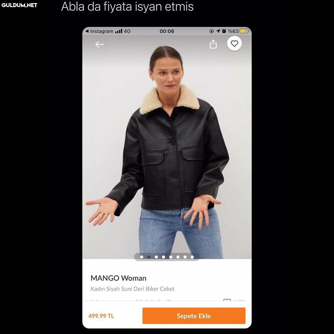 Abla da fiyata isyan etmis...