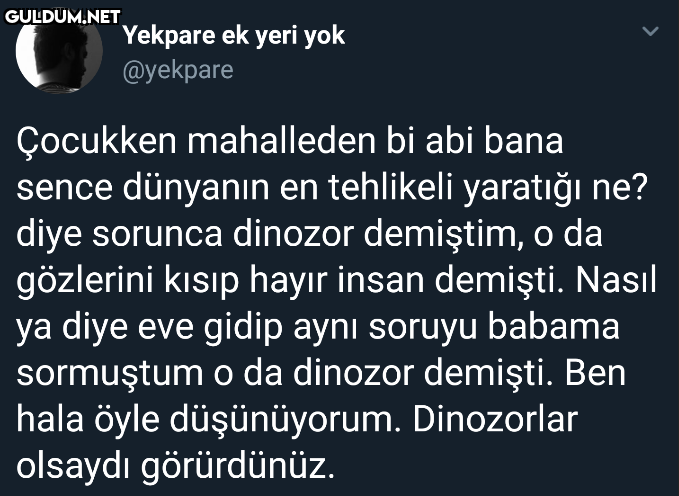 Yekpare ek yeri yok...