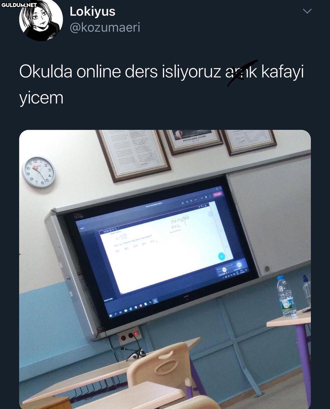Lokiyus @kozumaeri Okulda...