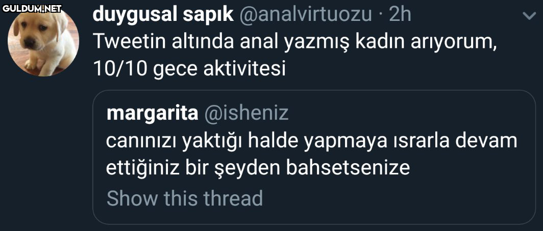 duygusal sapık...