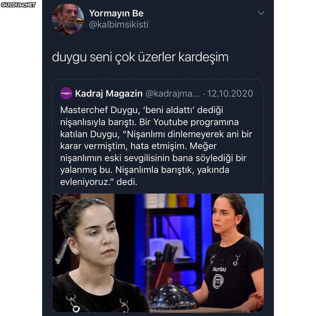 bu olay bana bi yerden...