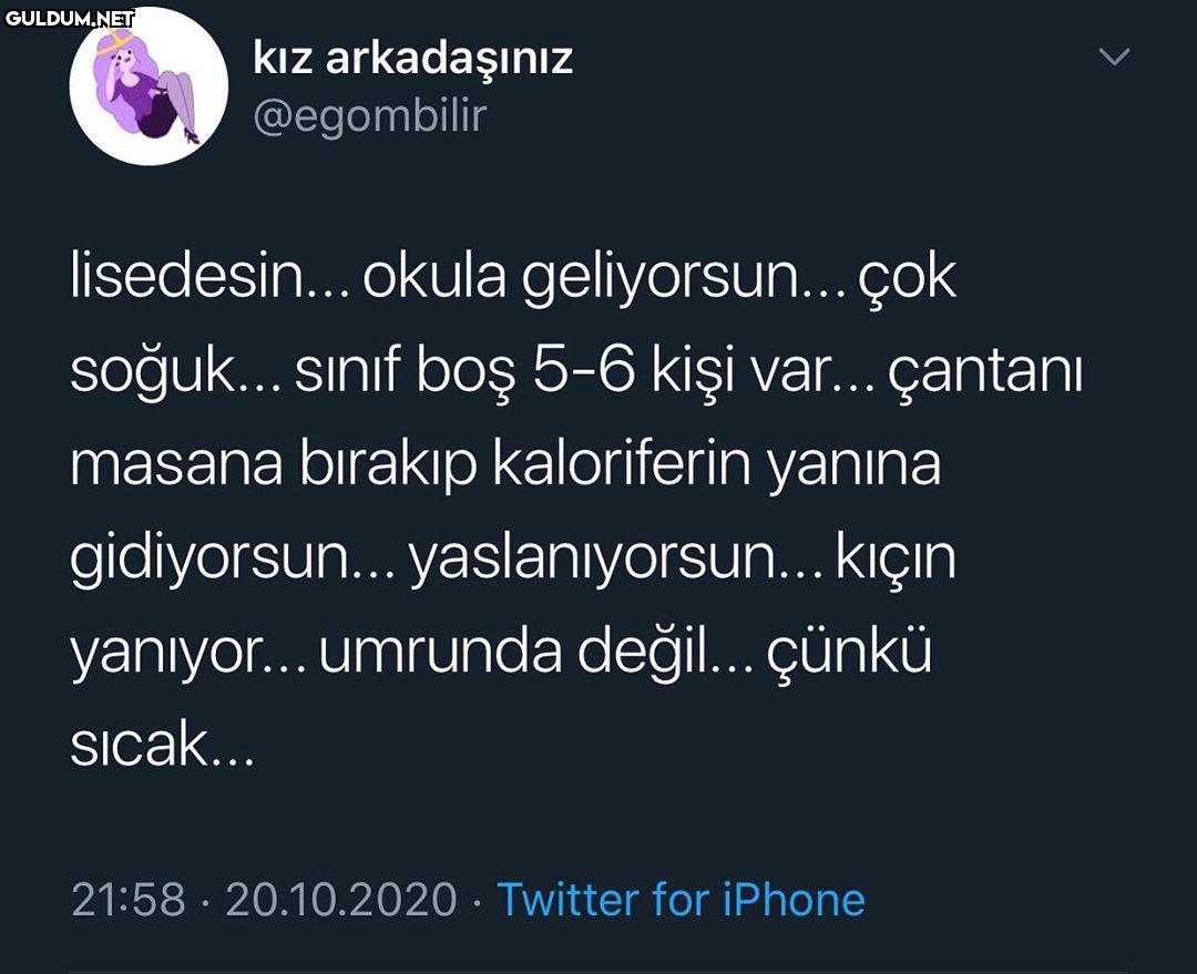 içimi ısıttı kız...