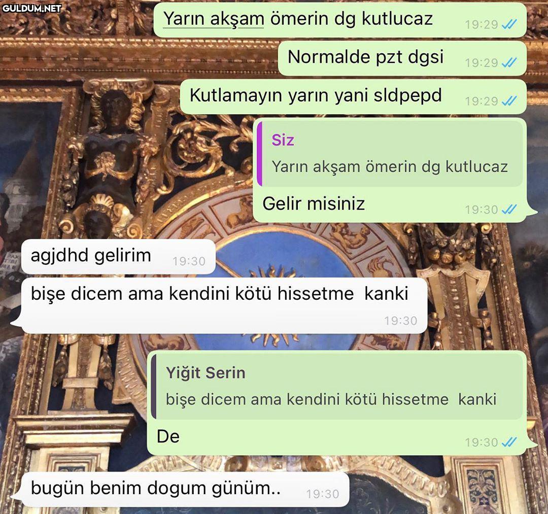 Kurumuş boğazım Yarın...