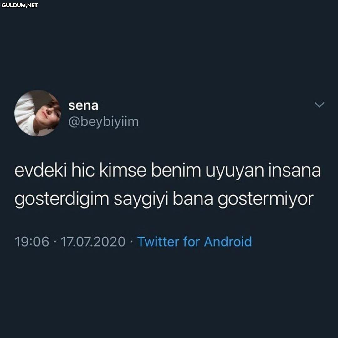 sena @beybiyiim evdeki hic...