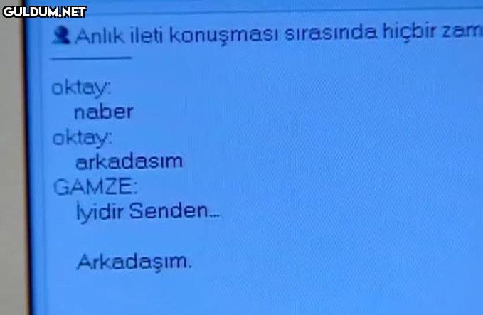 Anlık ileti konuşması...