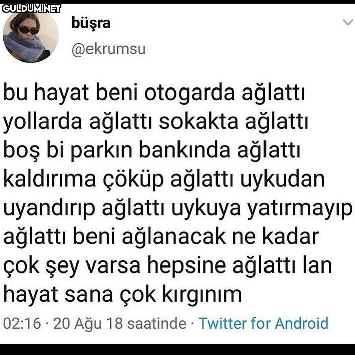 Ne çok göz yaşı...