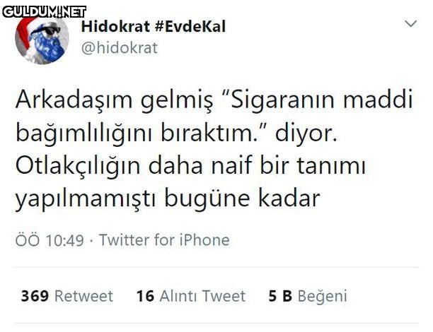 Hidokrat #Evdekal...