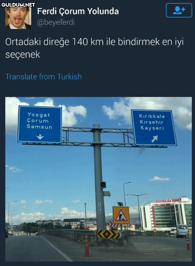 Ferdi Çorum Yolunda...