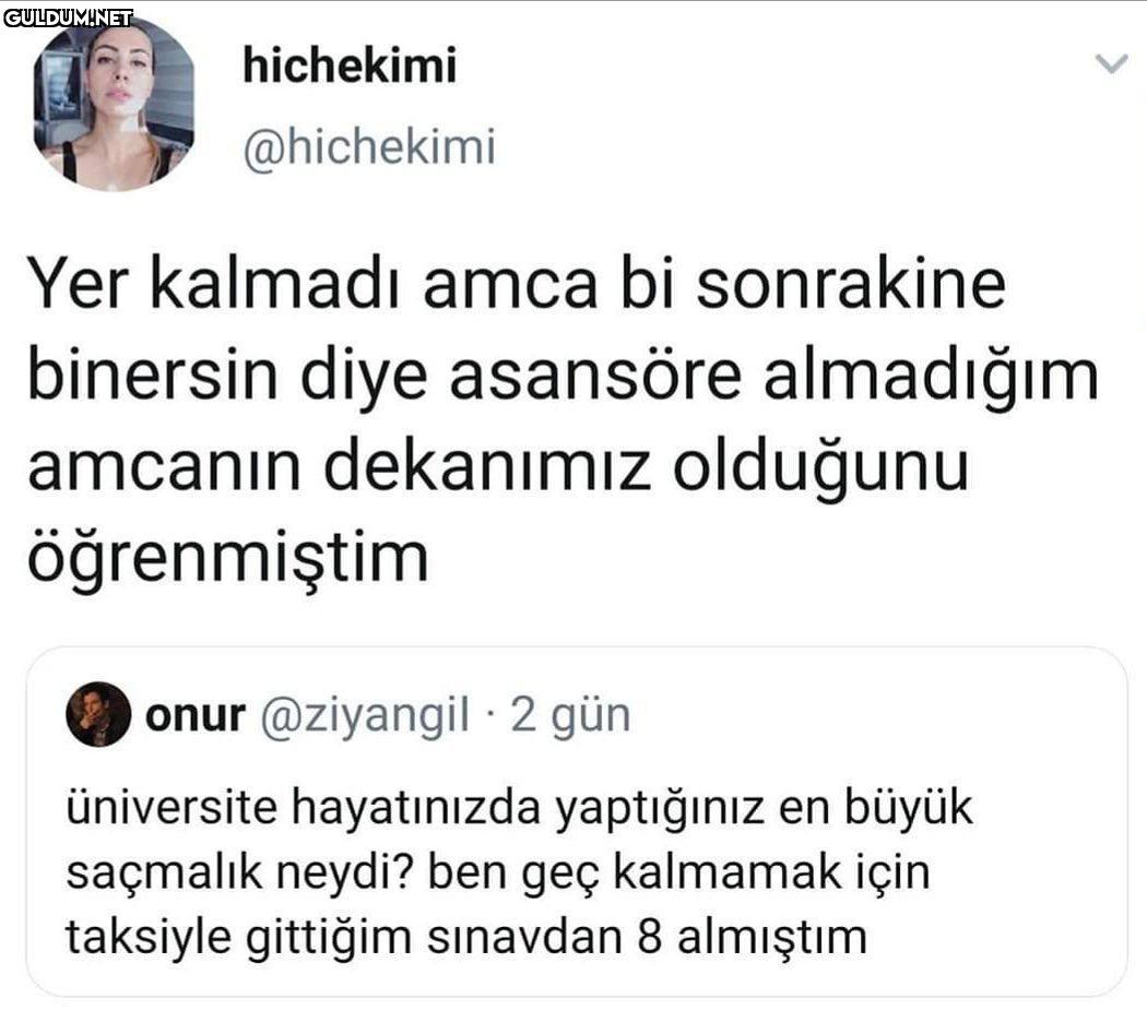 geçmiş olsn hichekimi...