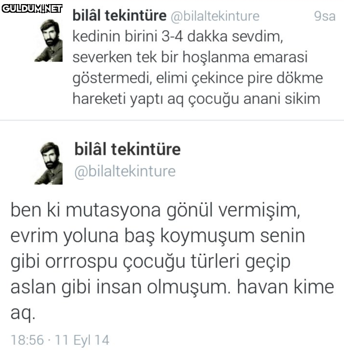bilâl tekintüre...