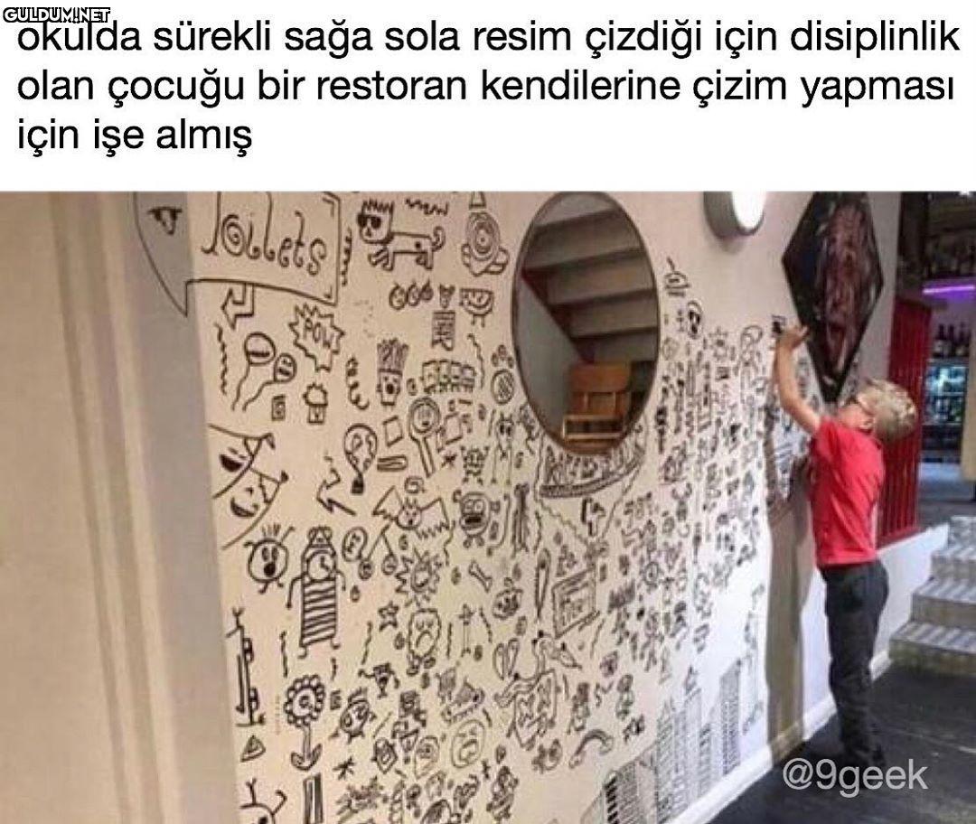 okulda sürekli sağa sola...
