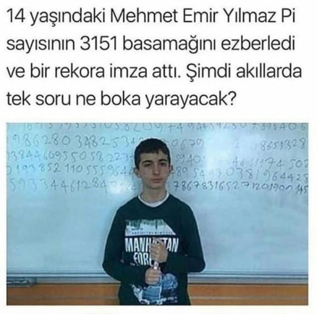 Baltalamayın çocuğu.
14...