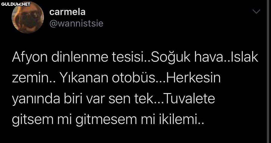 carmela @wannistsie Afyon...