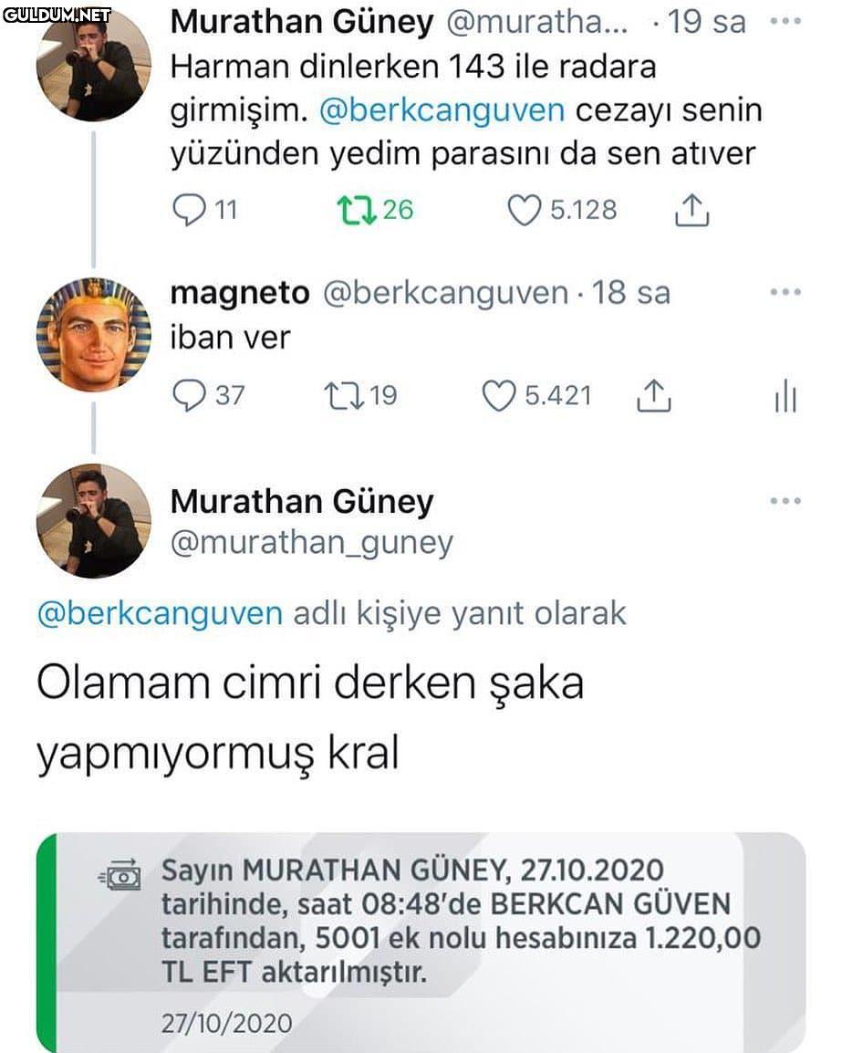 Kral hareket bee Murathan...