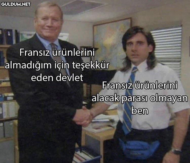 Fransız ürünlerini...