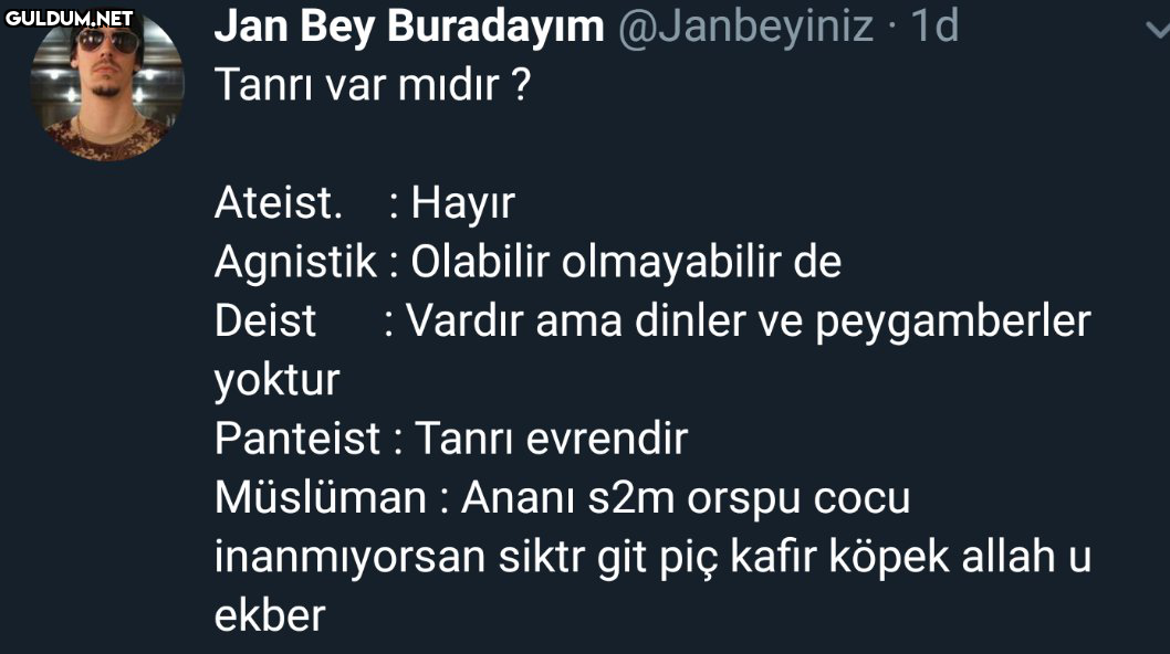 Jan Bey Buradayım...