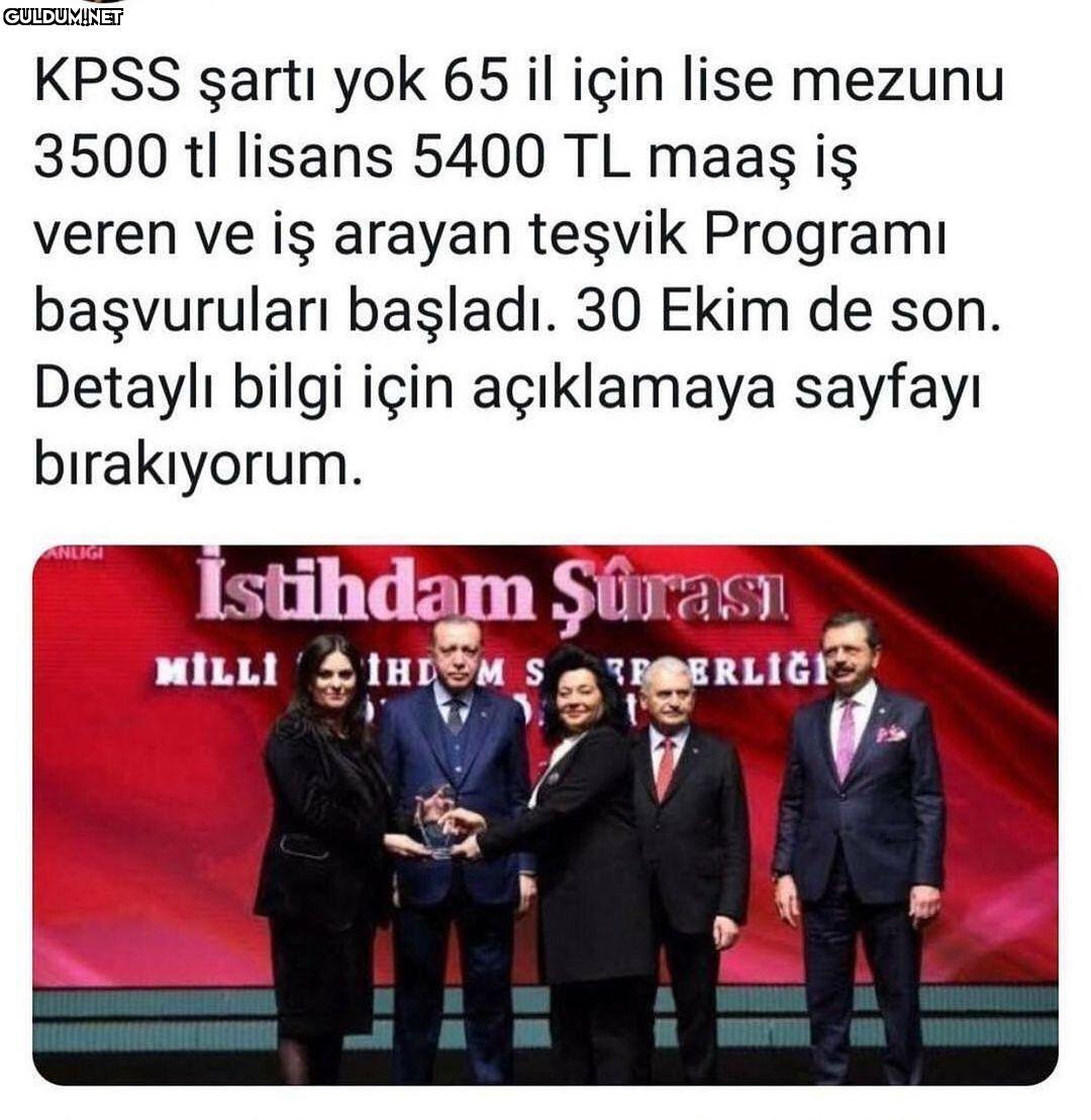 KPSS şartı yok ! 65 il...