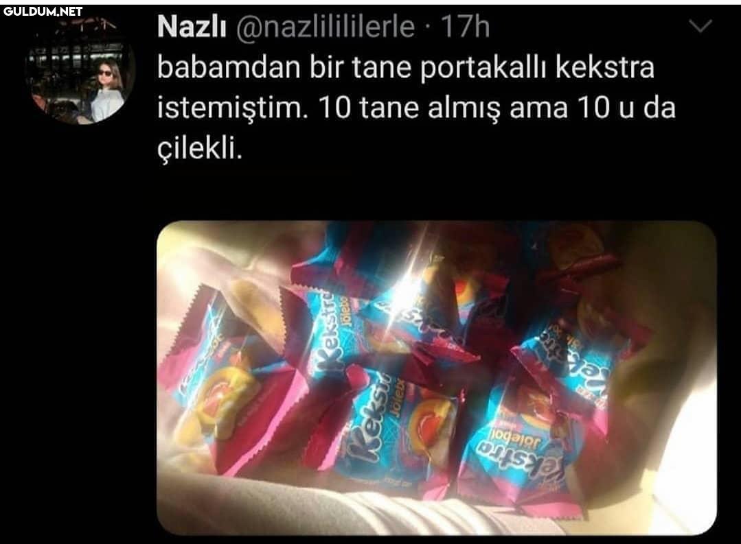 Babandan istediğin bi şey...