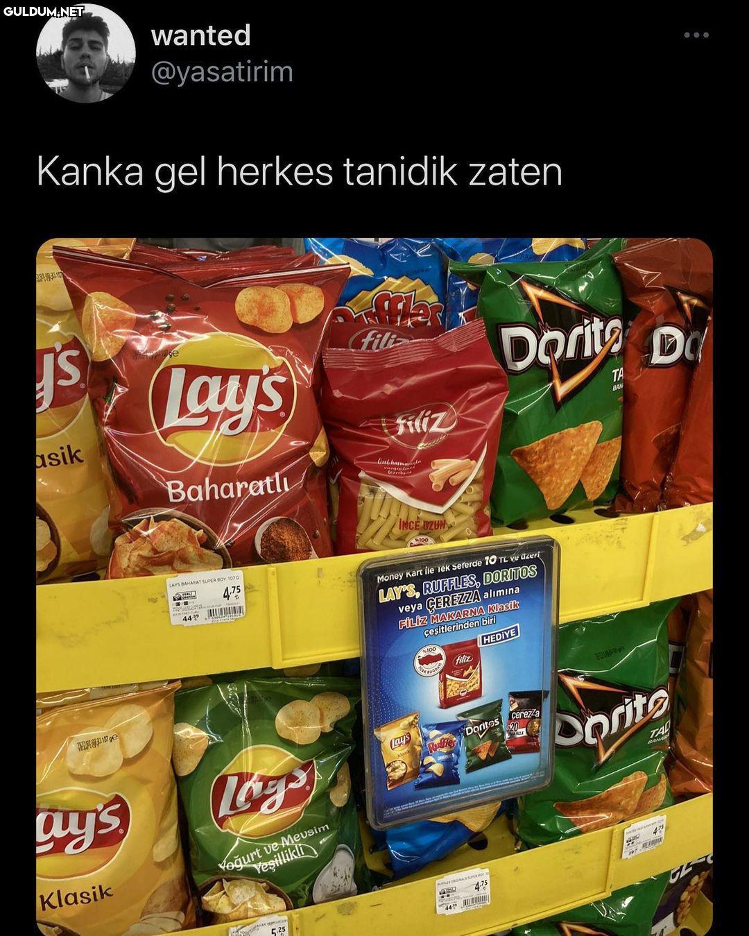 Ortamlarda aynen ben de...