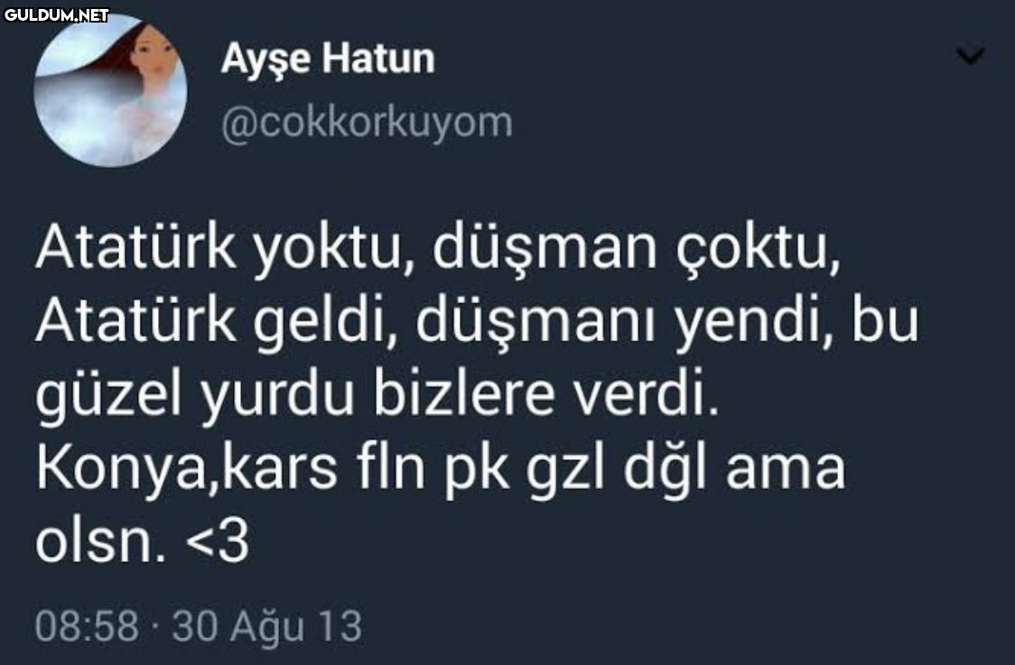 Ayşe Hatun @cokkorkuyom...
