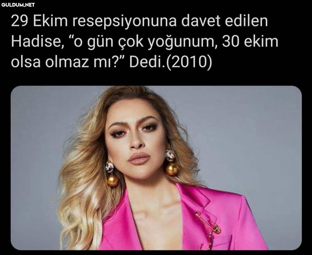 29 Ekim resepsiyonuna...