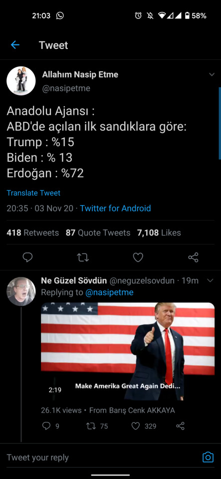Amerika seçimi capsleri...