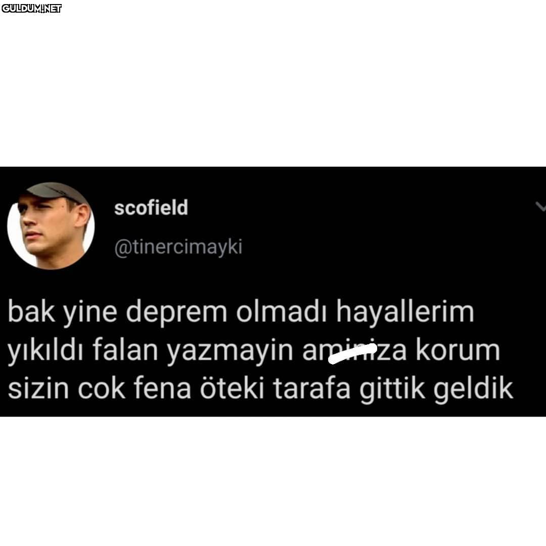 Bu tarz olayların mizahı...