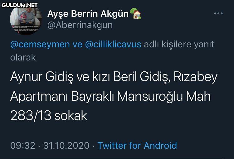 Hala haber alınamamış,...
