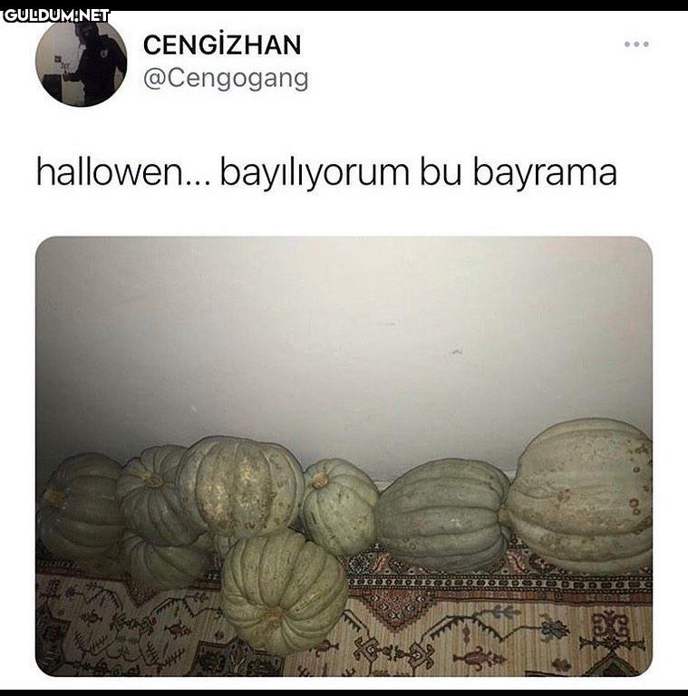 Bizde hallowen böyle...