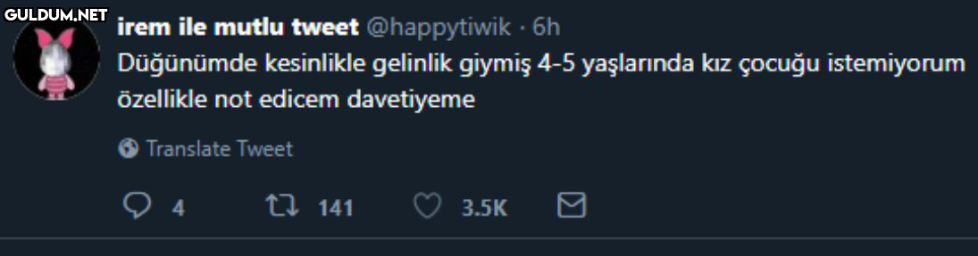 irem ile mutlu tweet...