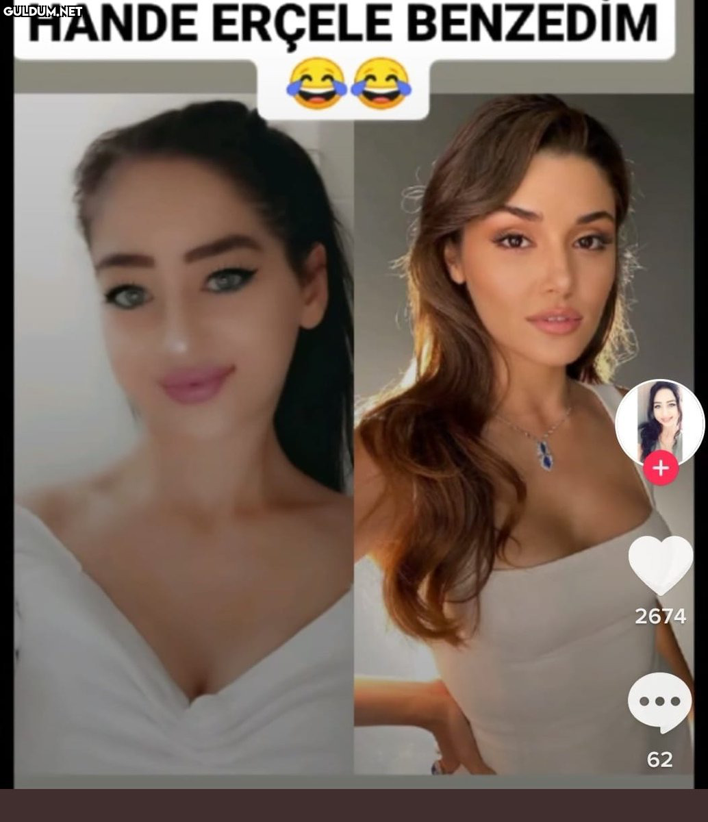 Oha aynısı   HANDE ERÇELE...