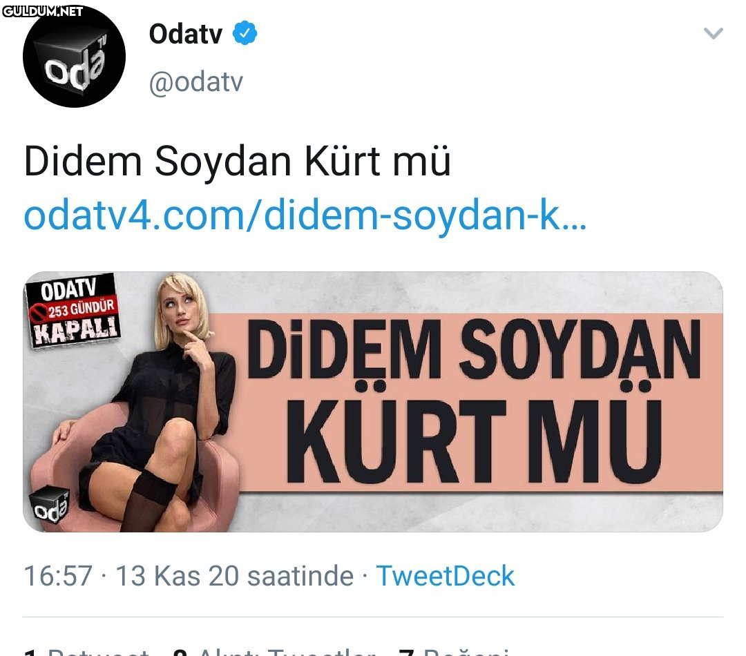 RT @mevzukurtlere1: Didem...