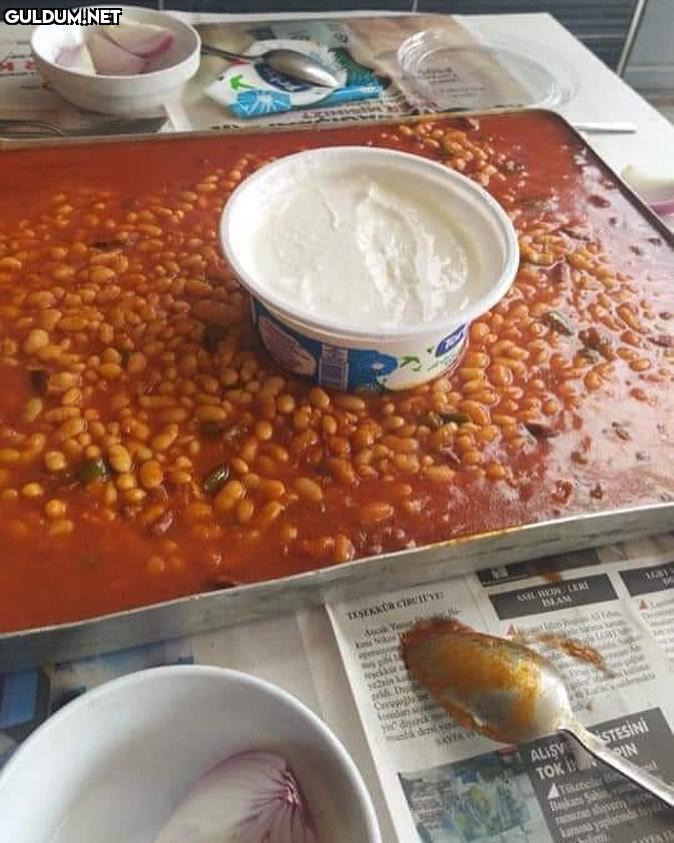 Ortadan yemek kavramına...