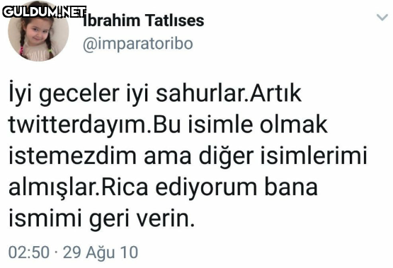 İbrahim Tatlıses...